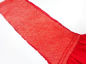 正絹　振袖用　絞り　帯揚げ